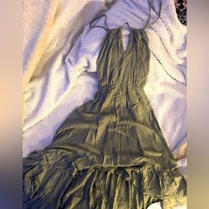 Shein  Curve VCAY Olive Green dress 2X